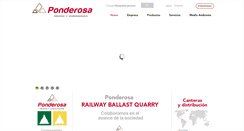 Desktop Screenshot of ponderosa.es