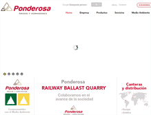 Tablet Screenshot of ponderosa.es